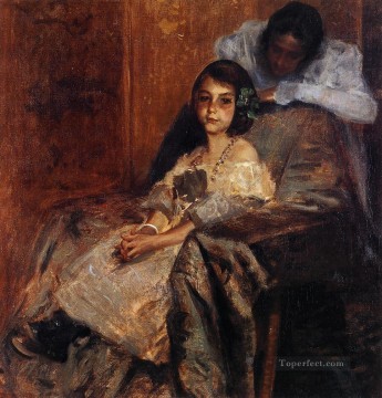 Dorothy y su hermana William Merritt Chase Pinturas al óleo